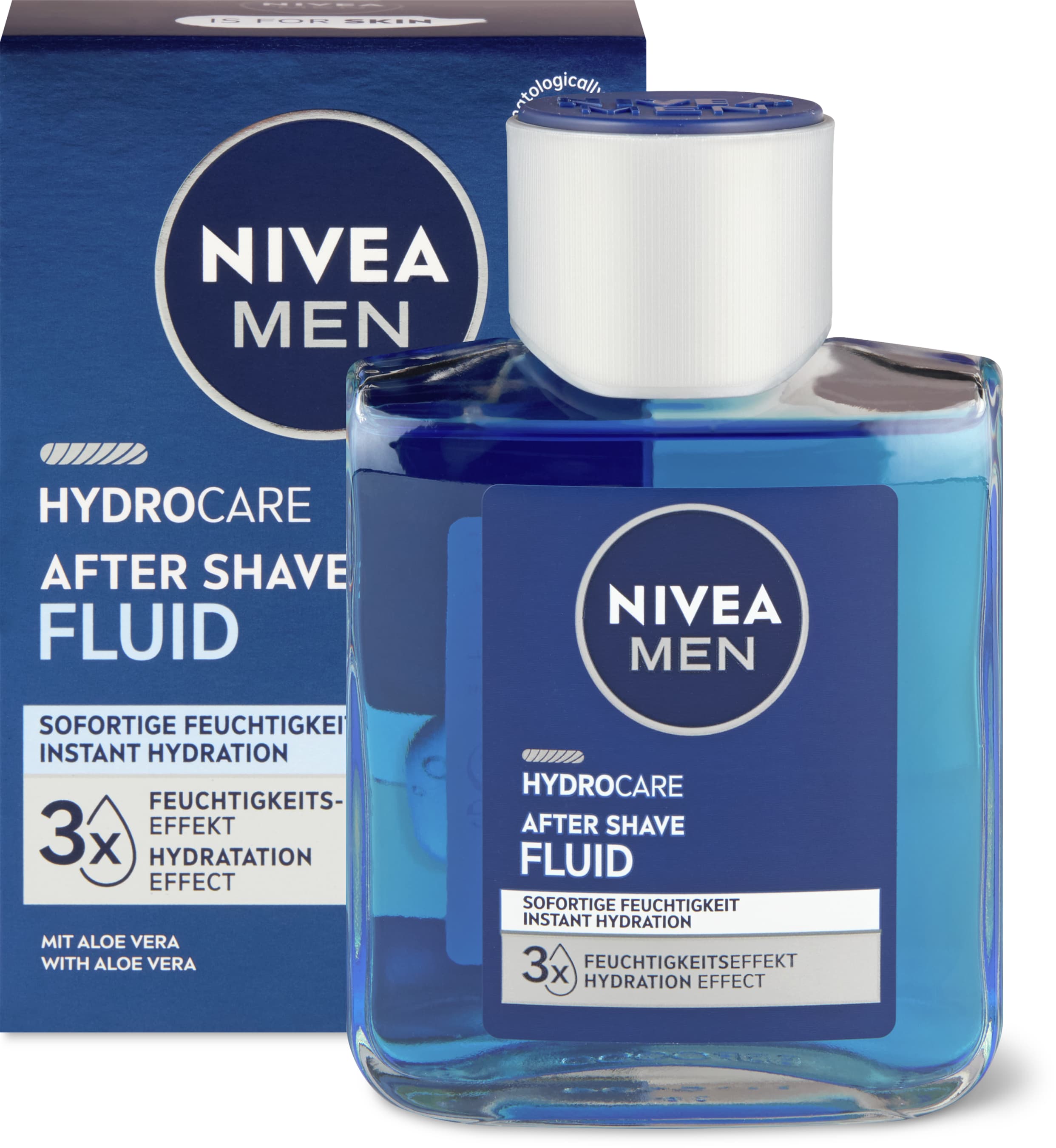 Nivea After Shave Fluid 3xFeuchtigkeitseffekt, mit Aloe Vera 100ml
